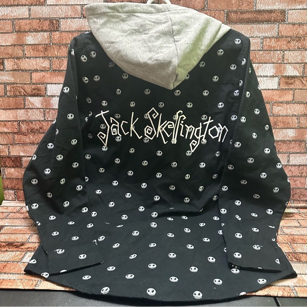 Disney Nightmare Before Christmas Jack Skellington shirt Jacket S